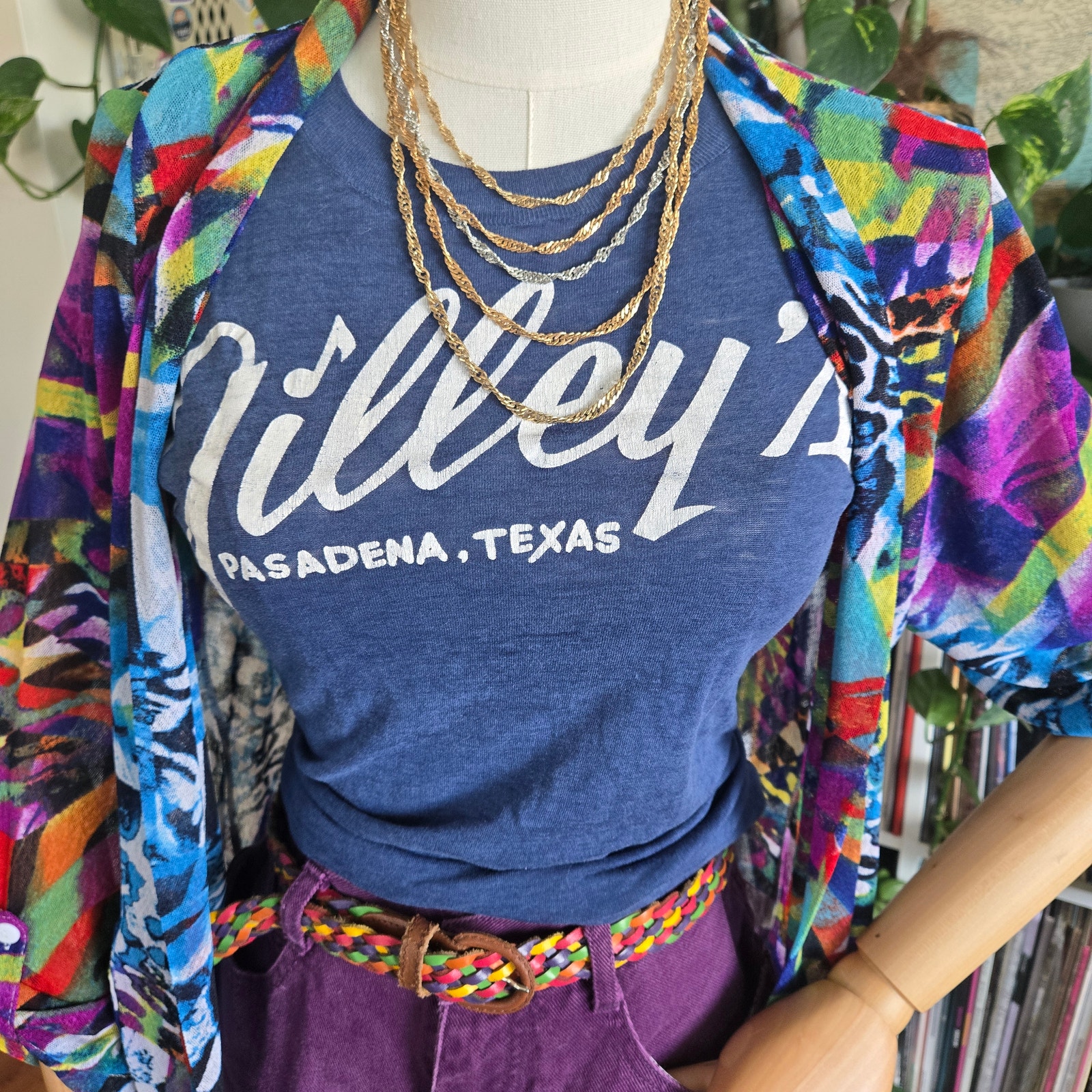 Vintage Rare Collectable Mickey Gilleys Pasadena Texas T-Shirt 1980's